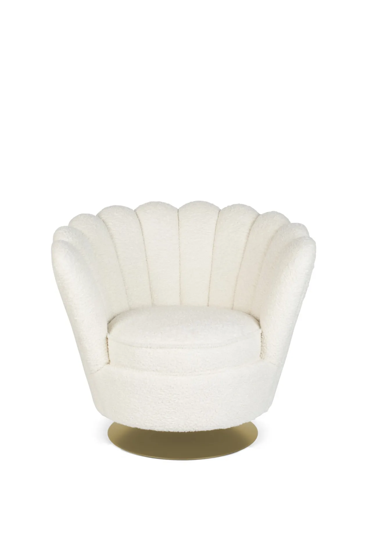 Mother of all shells lounge chair teddy natural