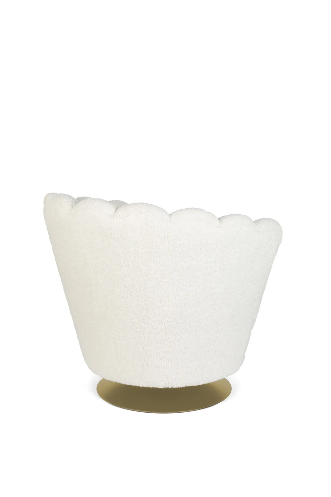 Mother of all shells lounge chair teddy natural