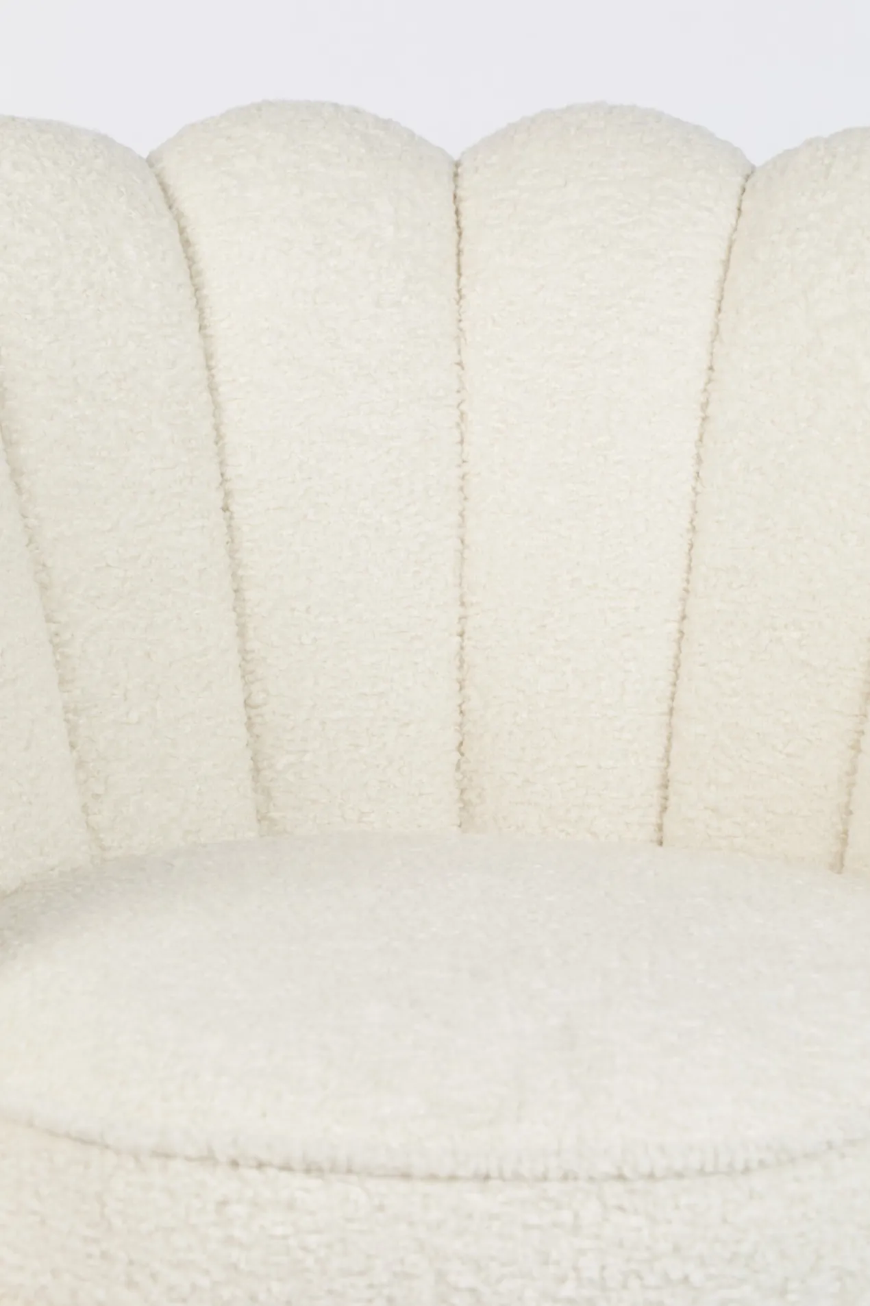Mother of all shells lounge chair teddy natural