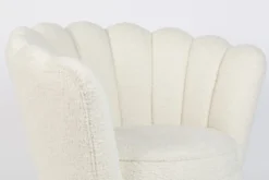 Mother of all shells lounge chair teddy natural