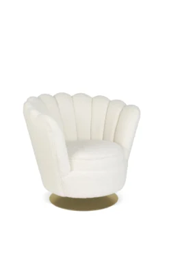 Mother of all shells lounge chair teddy natural