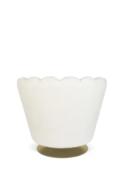 Mother of all shells lounge chair teddy natural