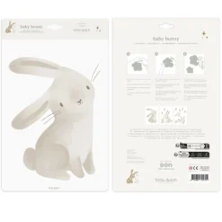 Muurstickers Baby Bunny A4