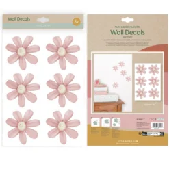 Muurstickers Fairy Garden Flowers A4