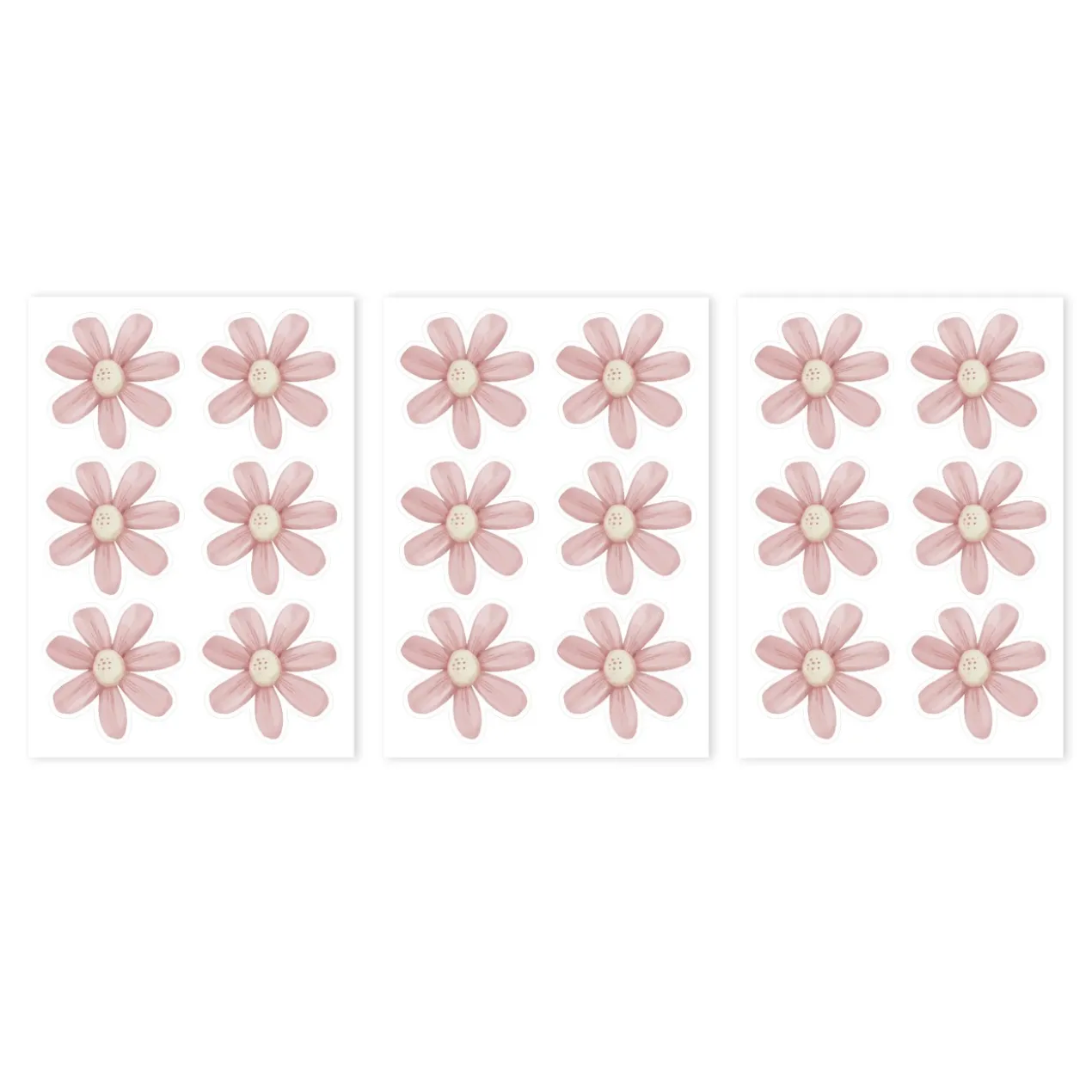 Muurstickers Fairy Garden Flowers A4