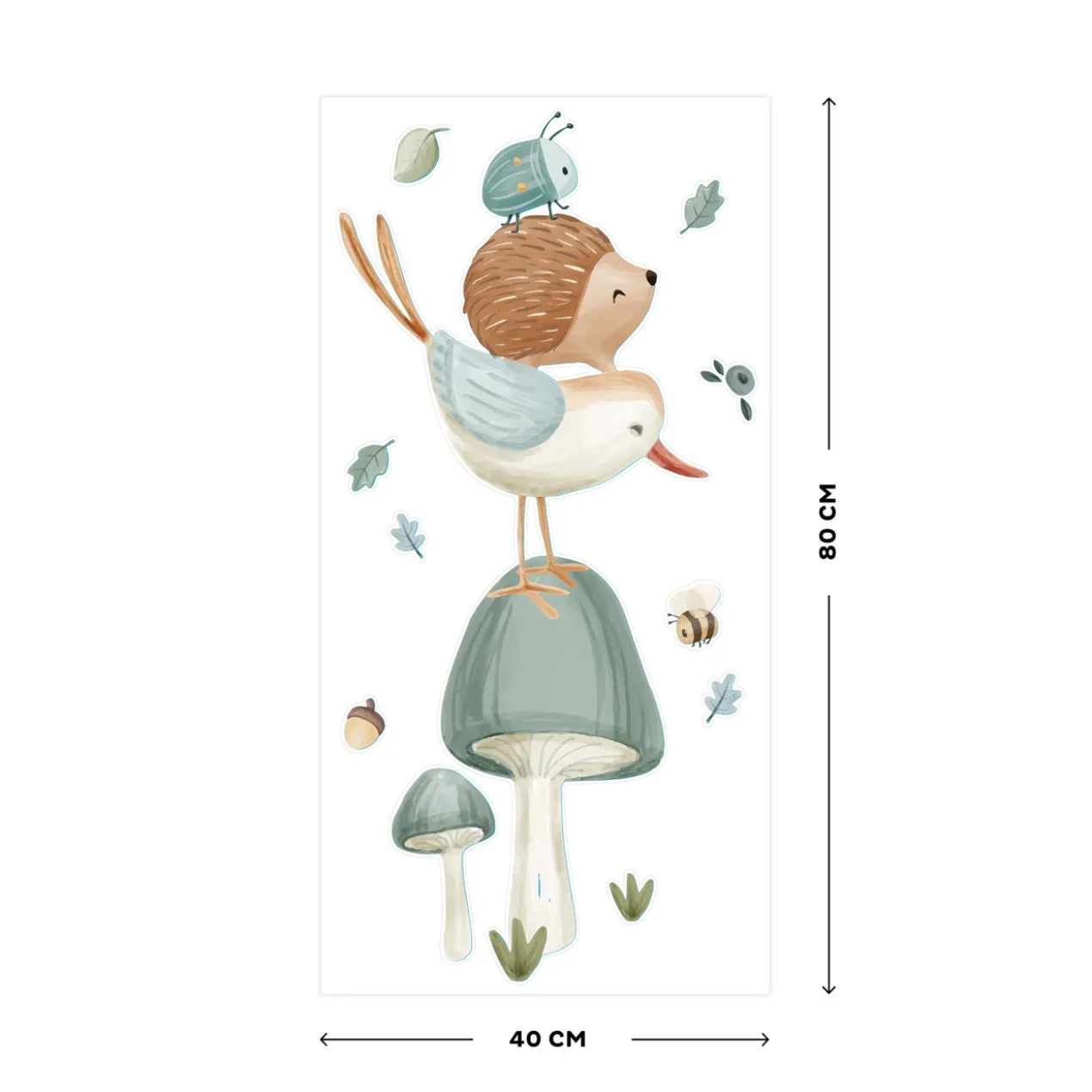 Muurstickers Forest Friends