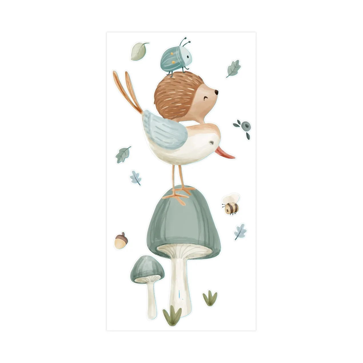 Muurstickers Forest Friends