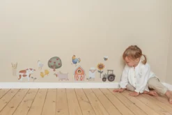 Muurstickers Little Farm A4