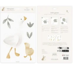 Muurstickers Little Goose A4
