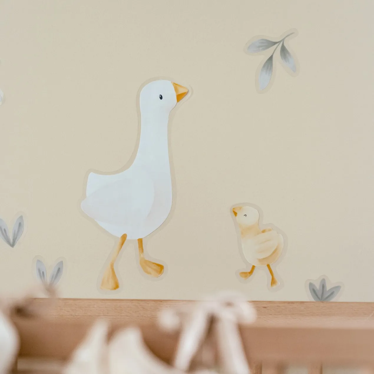 Muurstickers Little Goose A4