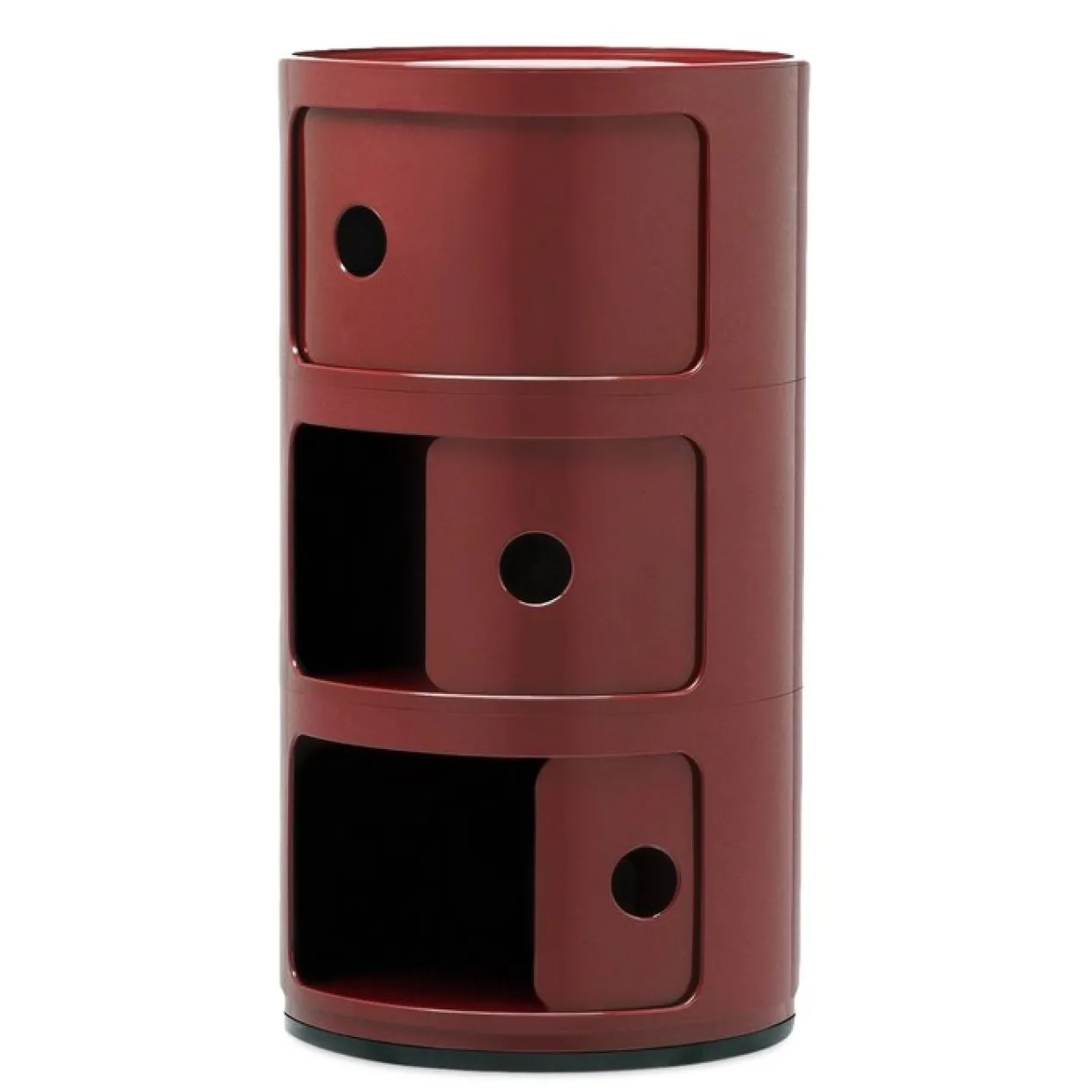Nachtkastje Componibili 3 burgundy
