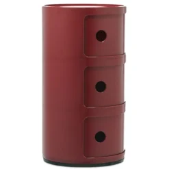 Nachtkastje Componibili 3 burgundy