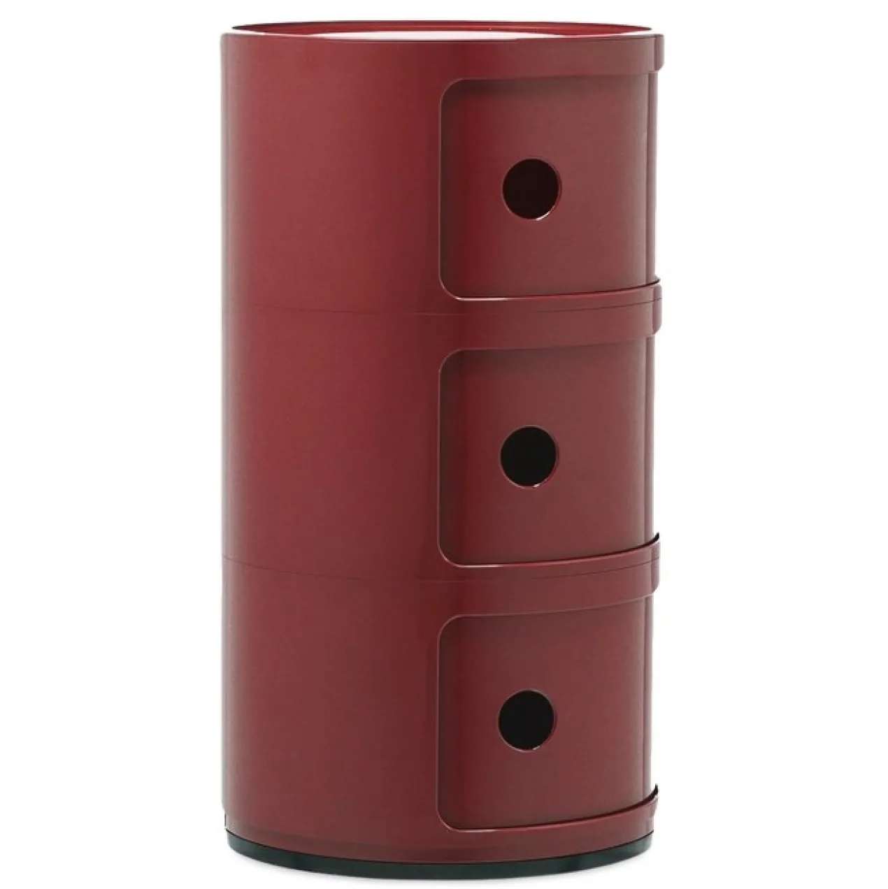 Nachtkastje Componibili 3 burgundy