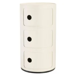 Nachtkastje Componibili Recycle 3 white