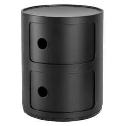 Nachtkastje Componibili Recycle 2 black