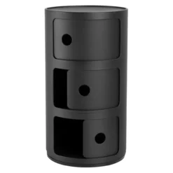 Nachtkastje Componibili Recycle 3 black