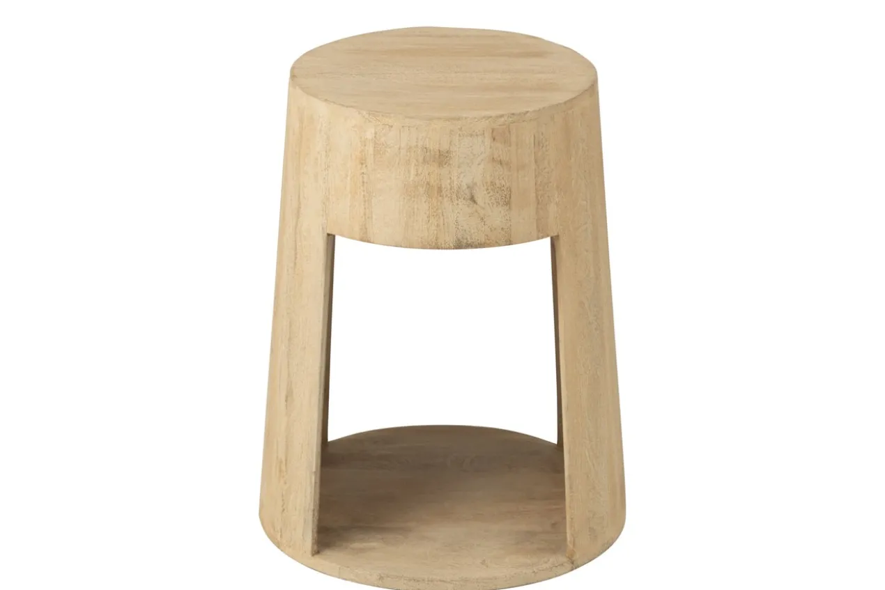 Nachtkastje Drawn Mangohout beige
