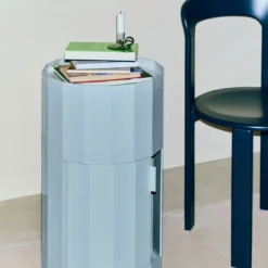 Nachtkastje Facet High misty blue