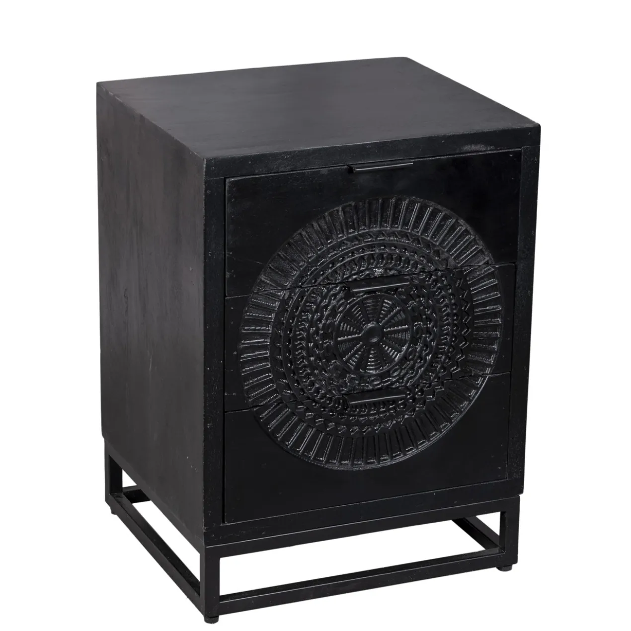 Nachtkastje Morada zwart