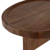 Naro dienbladtafel mangohout bruin