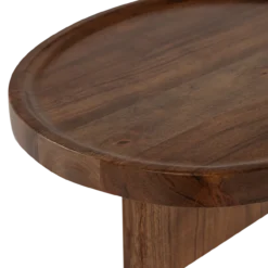 Naro dienbladtafel mangohout bruin
