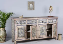 Naya - Boho Dressoir Handbeschilderd