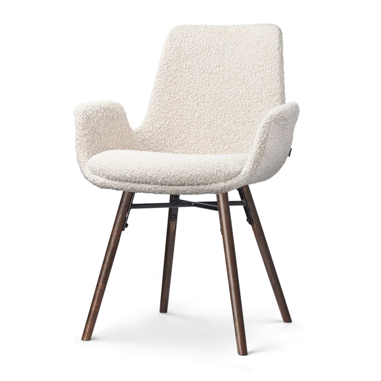 Nena-Eef eetkamerstoel bouclé beige