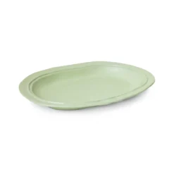 New classics serveerschaal keramiek groot mint