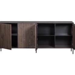 New gravure dressoir 200 cm essen fineer espresso [fsc]