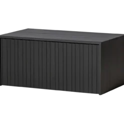 New gravure kistbank grenen zwart [fsc]
