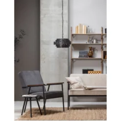 Nila bijzettafels hout zwart - set van 2