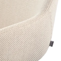 Nino-Mae barkruk beige - wit onderstel - 65 cm
