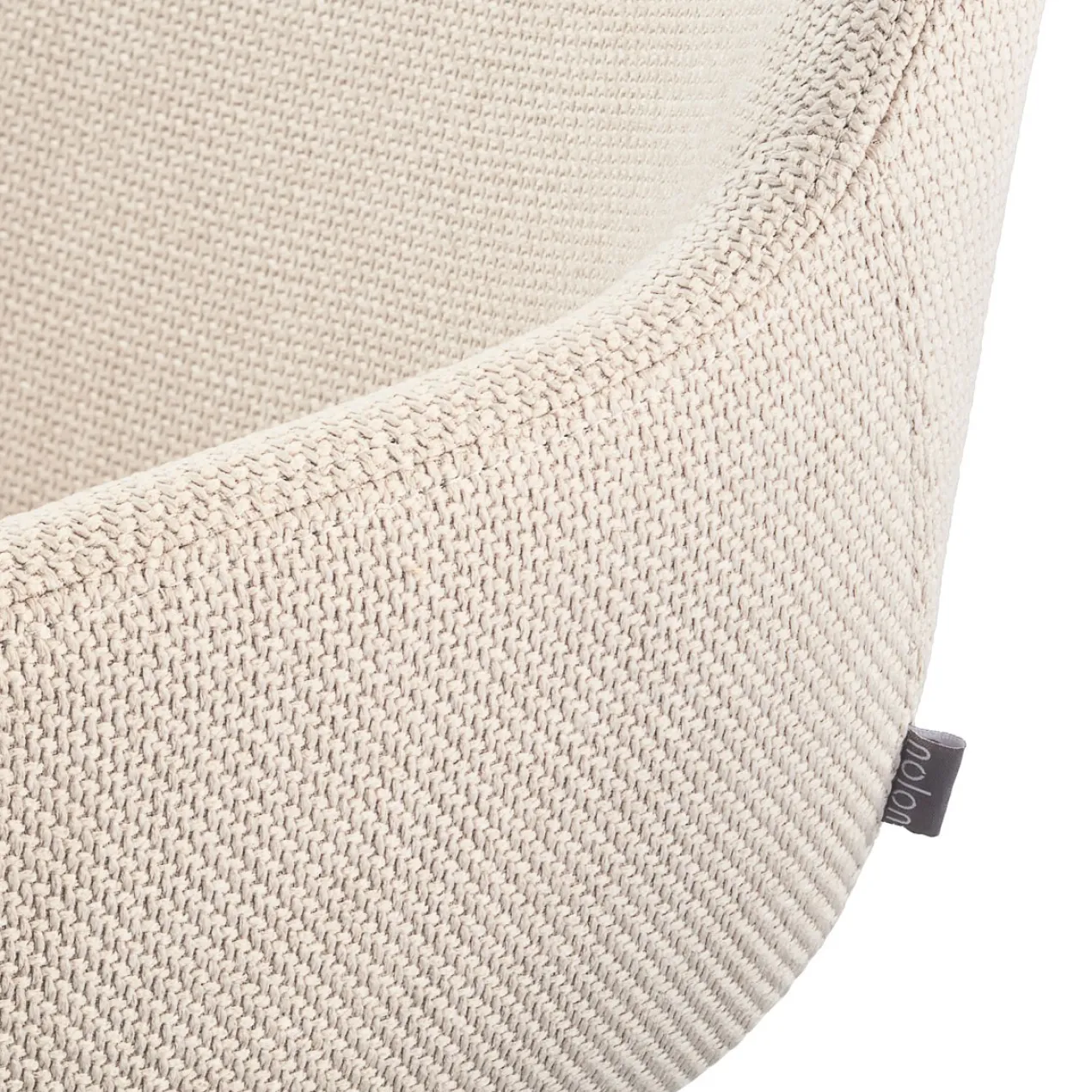 Nino-Mae barkruk beige - wit onderstel - 65 cm