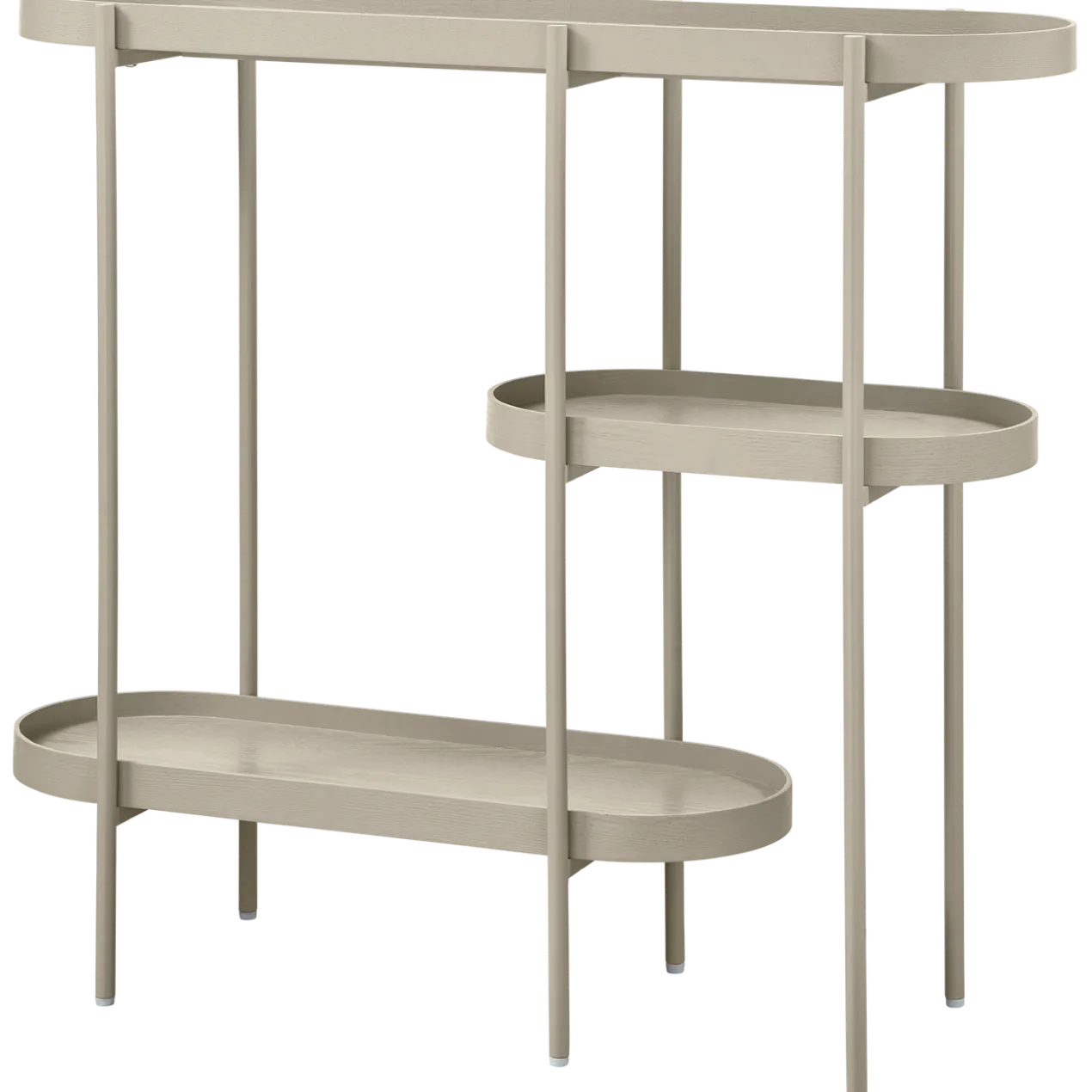 Noan sidetable hout/metaal antiek beige