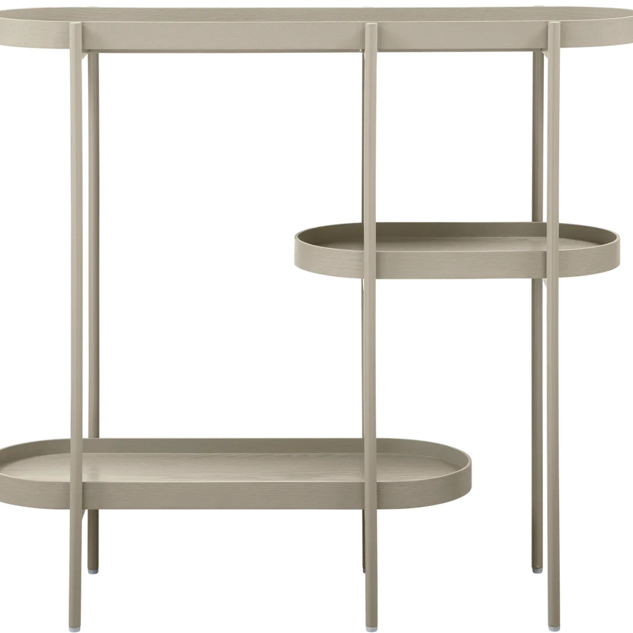 Noan sidetable hout/metaal antiek beige