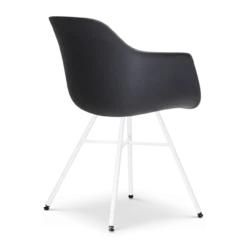 Noa-Puk eetkamerstoel zwart