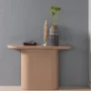 Nocta sidetable hout hoogglans lichtroze [fsc]