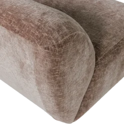Nomu fauteuil craquele velvet lichtbruin [fsc]