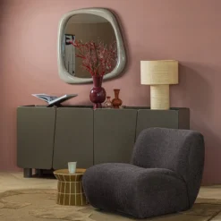 Nomu fauteuil grove chenille antraciet [fsc]
