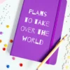 Notitieboek Plans to take over