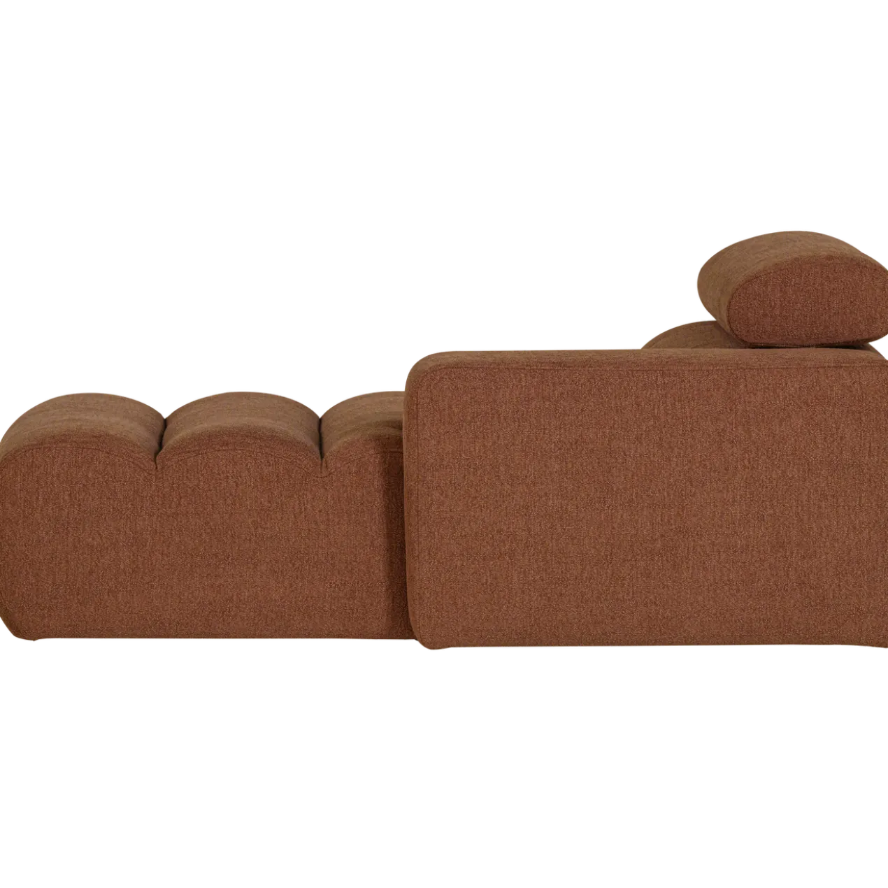Novi chaise longue element arm rechts boucle terra
