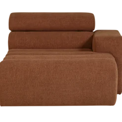 Novi chaise longue element arm rechts boucle terra
