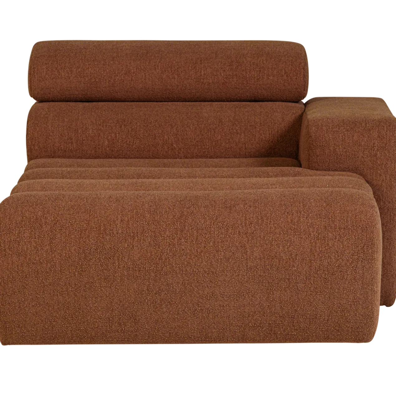 Novi chaise longue element arm rechts boucle terra