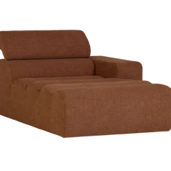 Novi chaise longue element arm rechts boucle terra