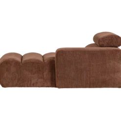 Novi chaise longue element arm rechts ribstof terra