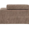 Novi chaise longue element arm rechts ribstof taupe