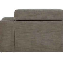 Novi chaise longue element arm rechts grijs melange