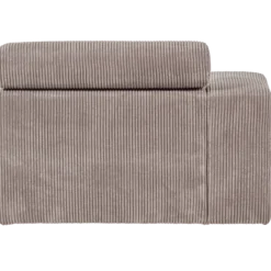 Novi chaise longue element arm links ribstof zand
