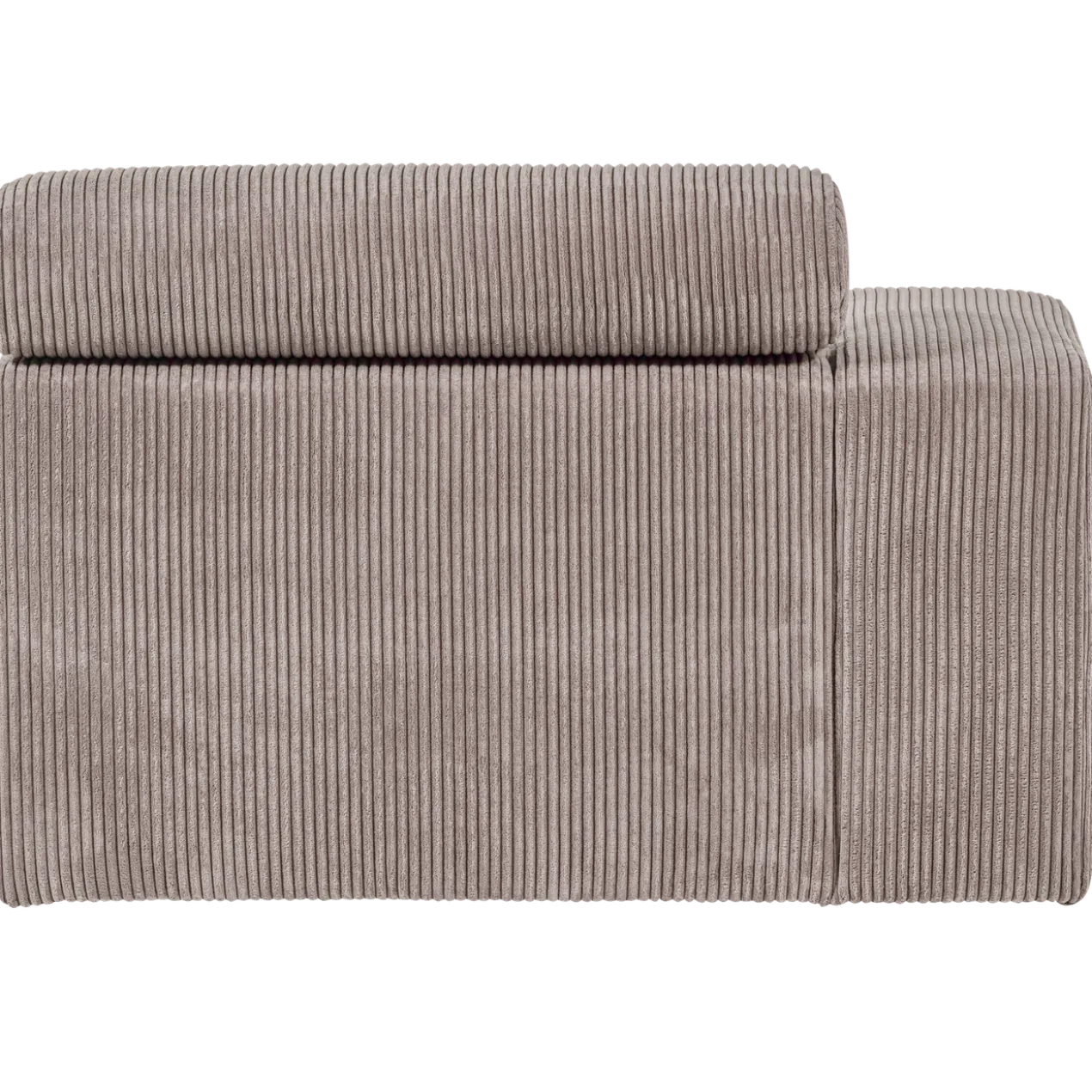 Novi chaise longue element arm links ribstof zand