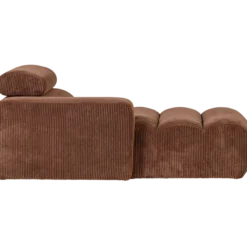 Novi chaise longue element arm links ribstof terra